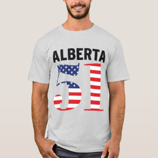 Alberta 51:a amerikanska delstaten WEXIT T Shirt