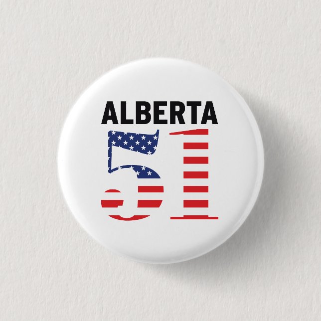 Alberta 51st American State WEXIT Knapp (Framsida)