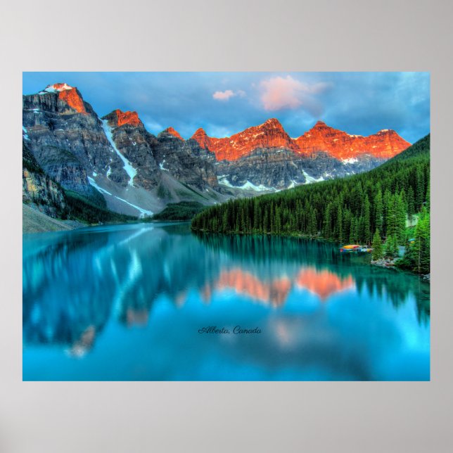 Alberta Canada Picturesque Photograph Poster (Framsidan)