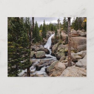 Alberta Falls i Rocky Mountain National Park Vykort