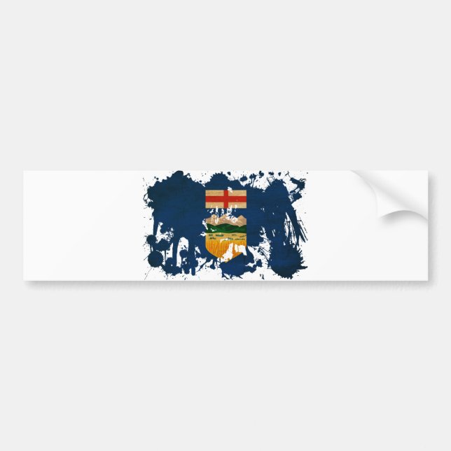 Alberta flagga bildekal (Framsidan)