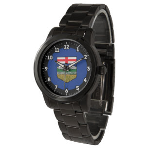 Alberta Flagga Graphic Dial Armbandsur
