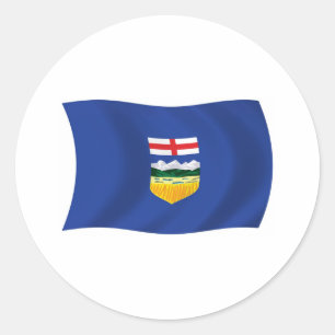 Alberta Flagga Klistermärke