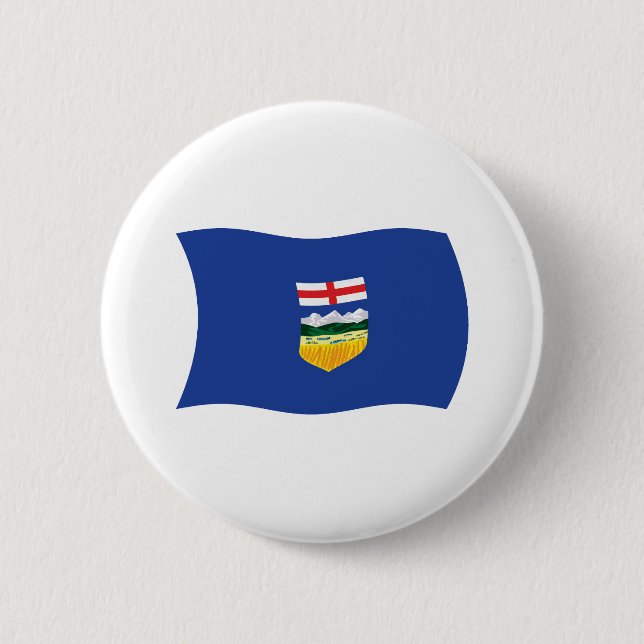 Alberta Flagga Knapp (Framsida)