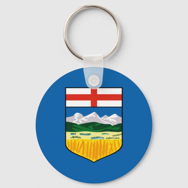 Alberta flagga nyckelring (Framsida)