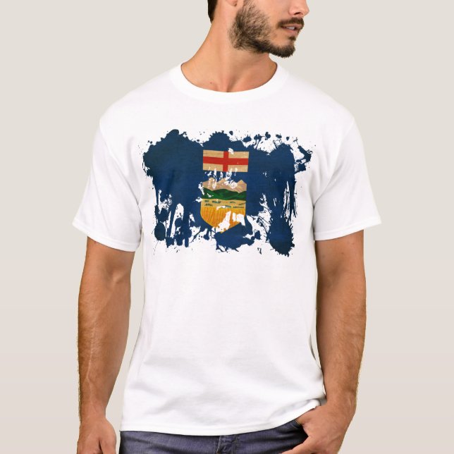 Alberta flagga t-shirt (Framsida)