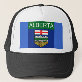 Alberta Flagga Trucker Hatt Keps
