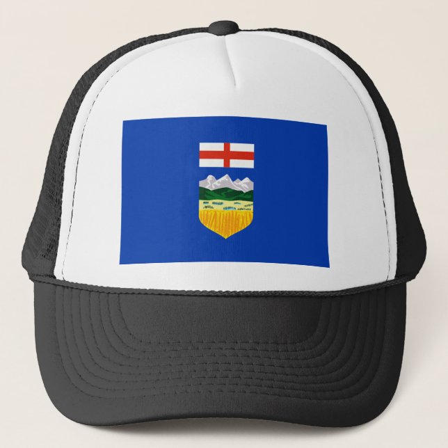 Alberta Flagga Truckerkeps (Framsida)