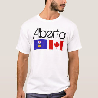 Alberta flaggaskjorta tee shirt