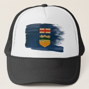 Alberta flaggatruckerkeps truckerkeps