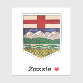 ALBERTA FORTIS ET LIBER , STICKER KLISTERMÄRKEN