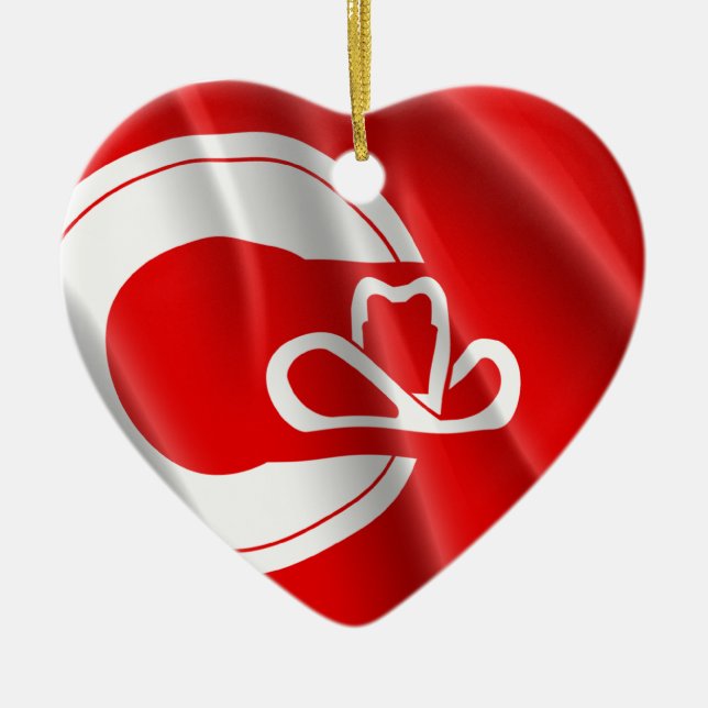 ALBERTA JULGRANSPRYDNAD KERAMIK (Framsidan)