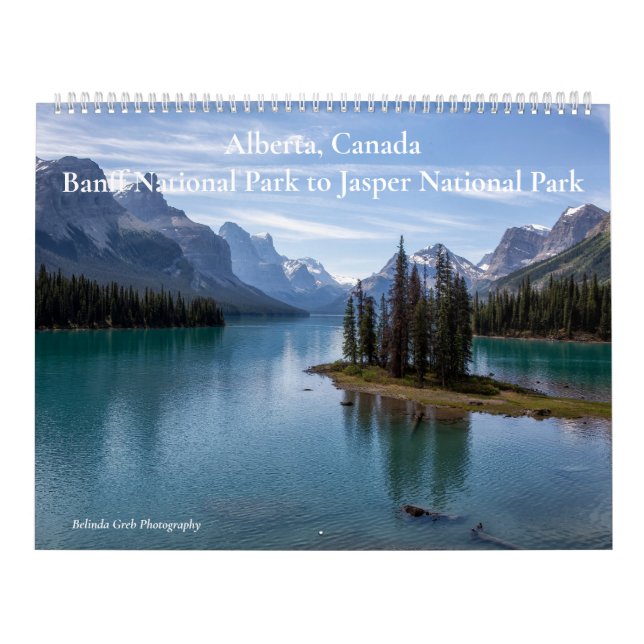 Alberta, Kanada - Banff to Jasper National Park Kalender (Omslag)