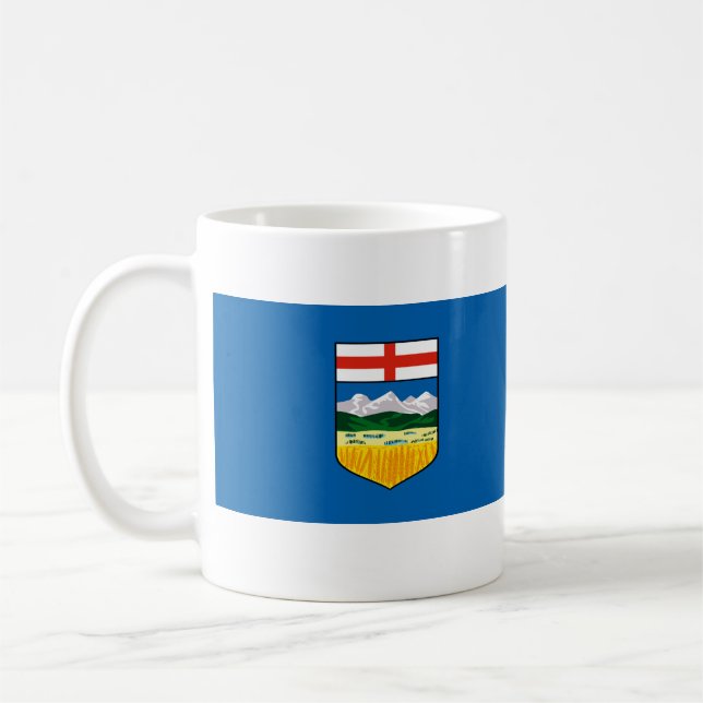 Alberta Kanada Kaffemugg (Vänster)