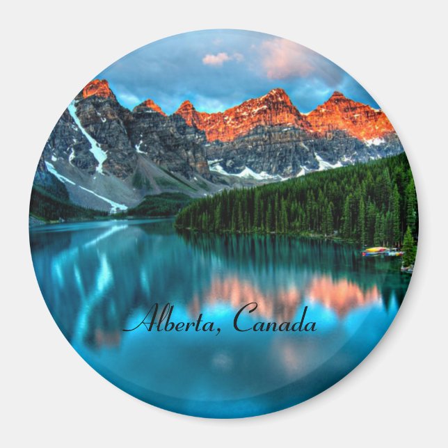 Alberta, Kanada Magnet (Framsidan)