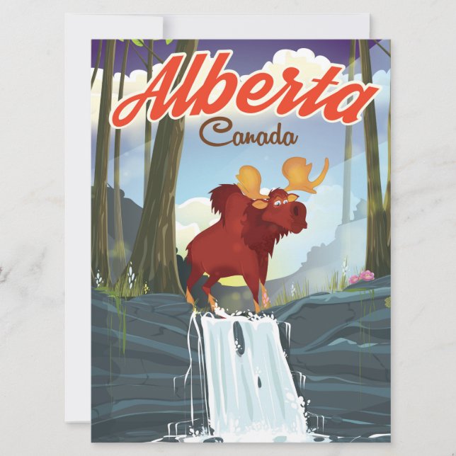 Alberta Kanada serie reseskylt (Framsida)