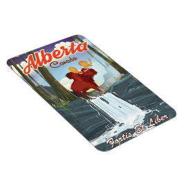Alberta Kanada serie reseskylt Magnet