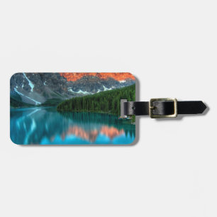 Alberta Kanada Sjö Louise Summer Äventyr Bagagebricka