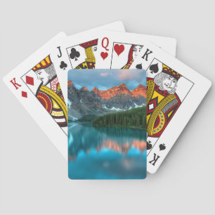 Alberta Kanada Sjö Louise Summer Äventyr Casinokort