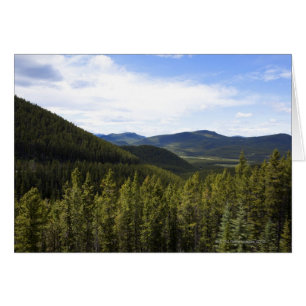 Alberta Kanadas fotgängare. Hälsningskort