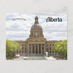 Alberta Legislature Building Alberta Kanada Vykort