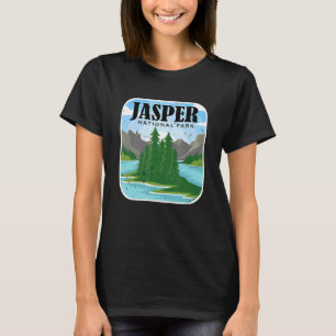 Alberta National Park Jasper Canada Souvenir Campi T Shirt