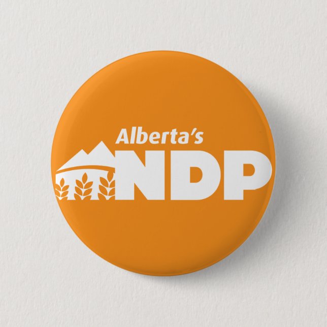 Alberta NDP klämmer fast Knapp (Framsida)