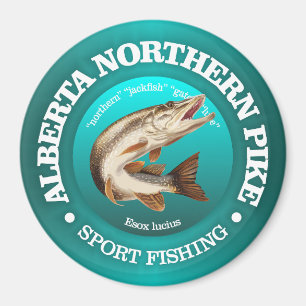 Alberta Pike Fishing Magnet