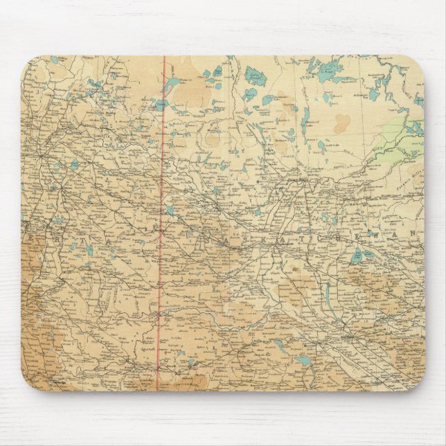 Alberta & Saskatchewan Musmatta (Framsidan)