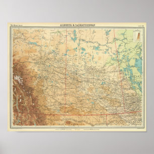 Alberta & Saskatchewan Poster