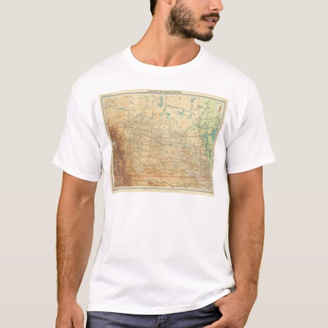 Alberta & Saskatchewan Tee Shirt (Framsida)