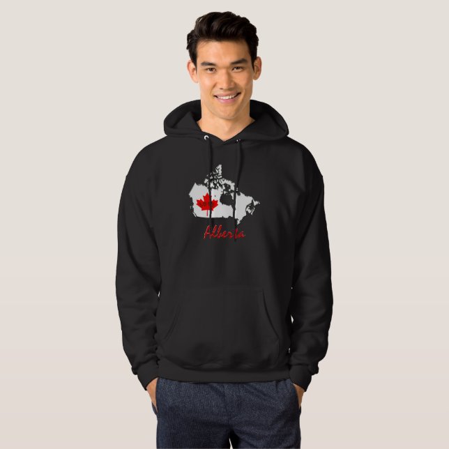 Alberta skräddarsy det Kanada landskapet Sweatshirt (Hel framsida)
