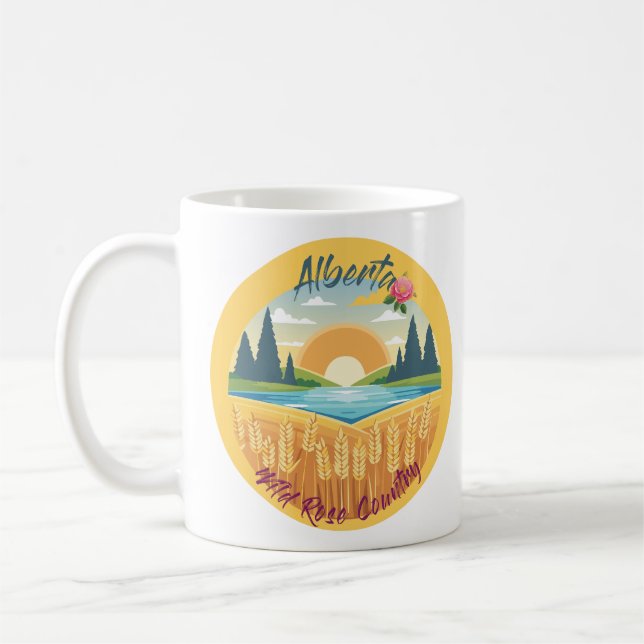 Alberta: Vild Ro Land Kaffemugg (Vänster)