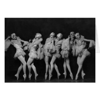 Albertina Rasch Dancers 1927 Hälsningskort