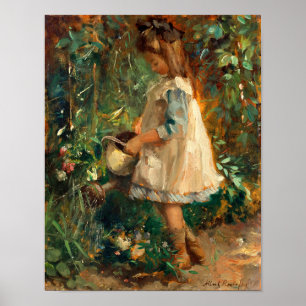 Albertine i Garden Albert Roelofs Poster