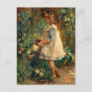 Albertine i Garden Albert Roelofs Vykort