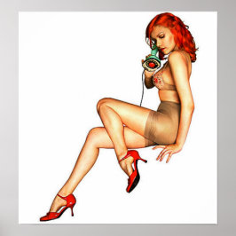 Alberto Vargas Pin Up-modellens (Poster) Poster