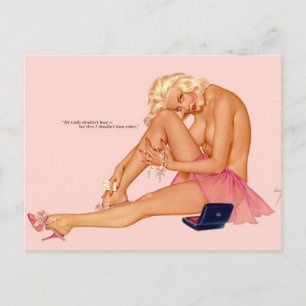 Alberto Vargas Vintage Pin up Vykort