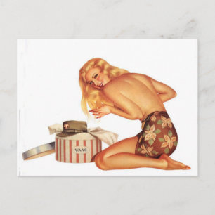 Alberto Vargas Vintage Pin up Vykort