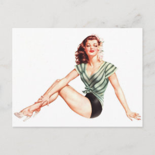 Alberto Vargas Vintage Pin up Vykort