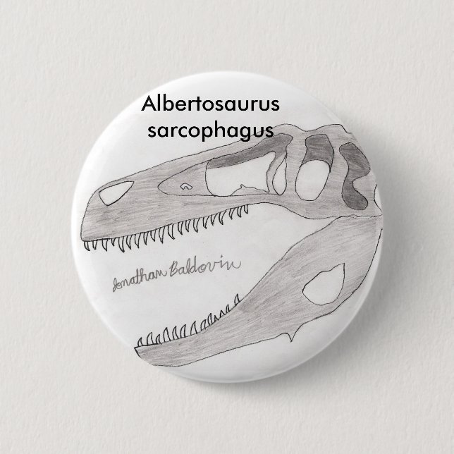 Albertosaurussarkofag Knapp (Framsida)