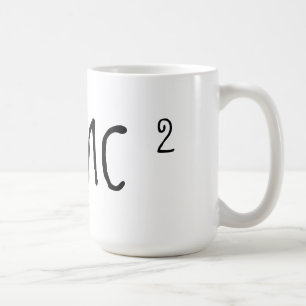 Alberts Einstein E=mc2 Kaffemugg