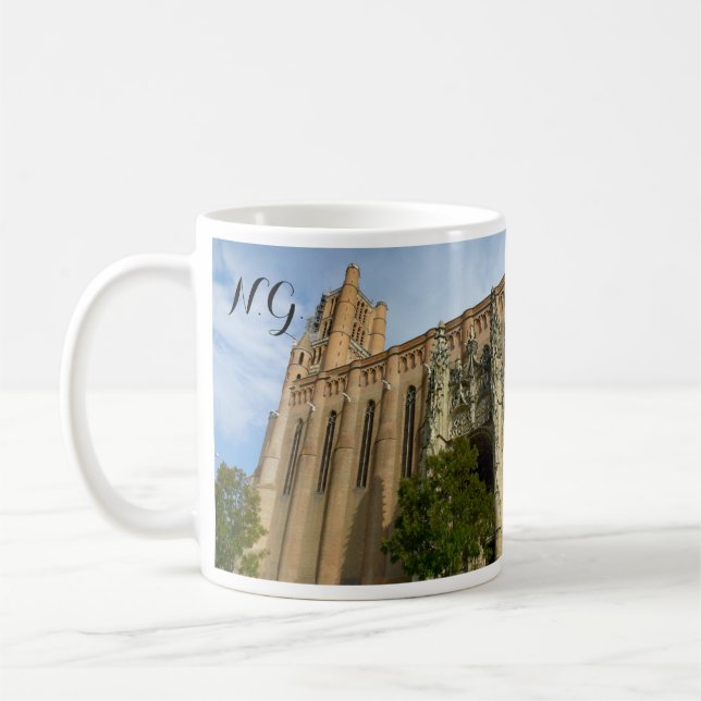Albi domkyrka och organ, frankrike kaffemugg (Vänster)