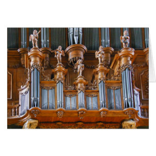 Albi domkyrkaorgan, frankrike hälsningskort