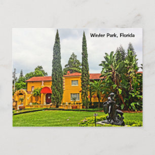 Albin Polasek Museum & Gardens Winter Park FL Vykort