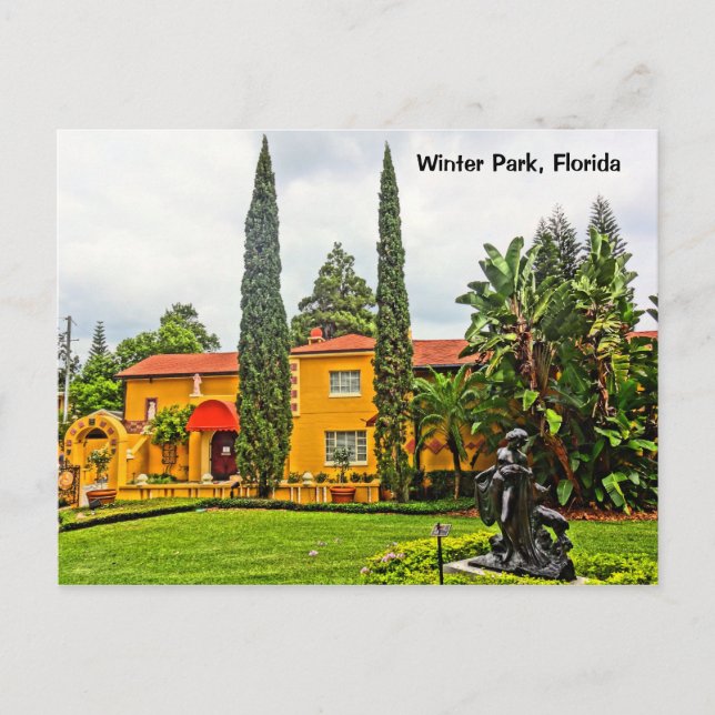 Albin Polasek Museum & Gardens Winter Park FL Vykort (Framsida)