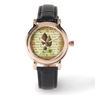 Albin Schmalfuß ~ Spitzmorchel-1~ Mushroom ~ Wat Armbandsur