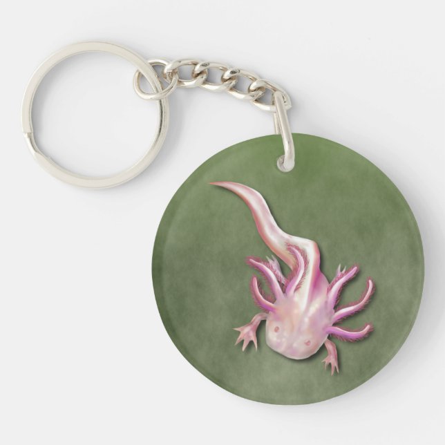 Albino Axolotl "Walking Fish" Art (Framsidan)