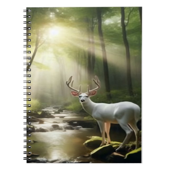 Albino Buck Notebook Anteckningsbok (Framsidan)