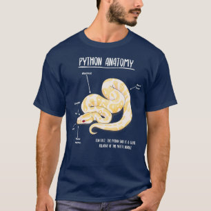 Albino Python anatomy  T Shirt